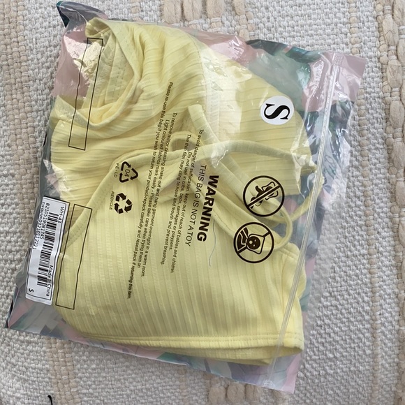 [Brand New] SheIn High Waisted Ribbed Bikini Set - Picture 7 of 9